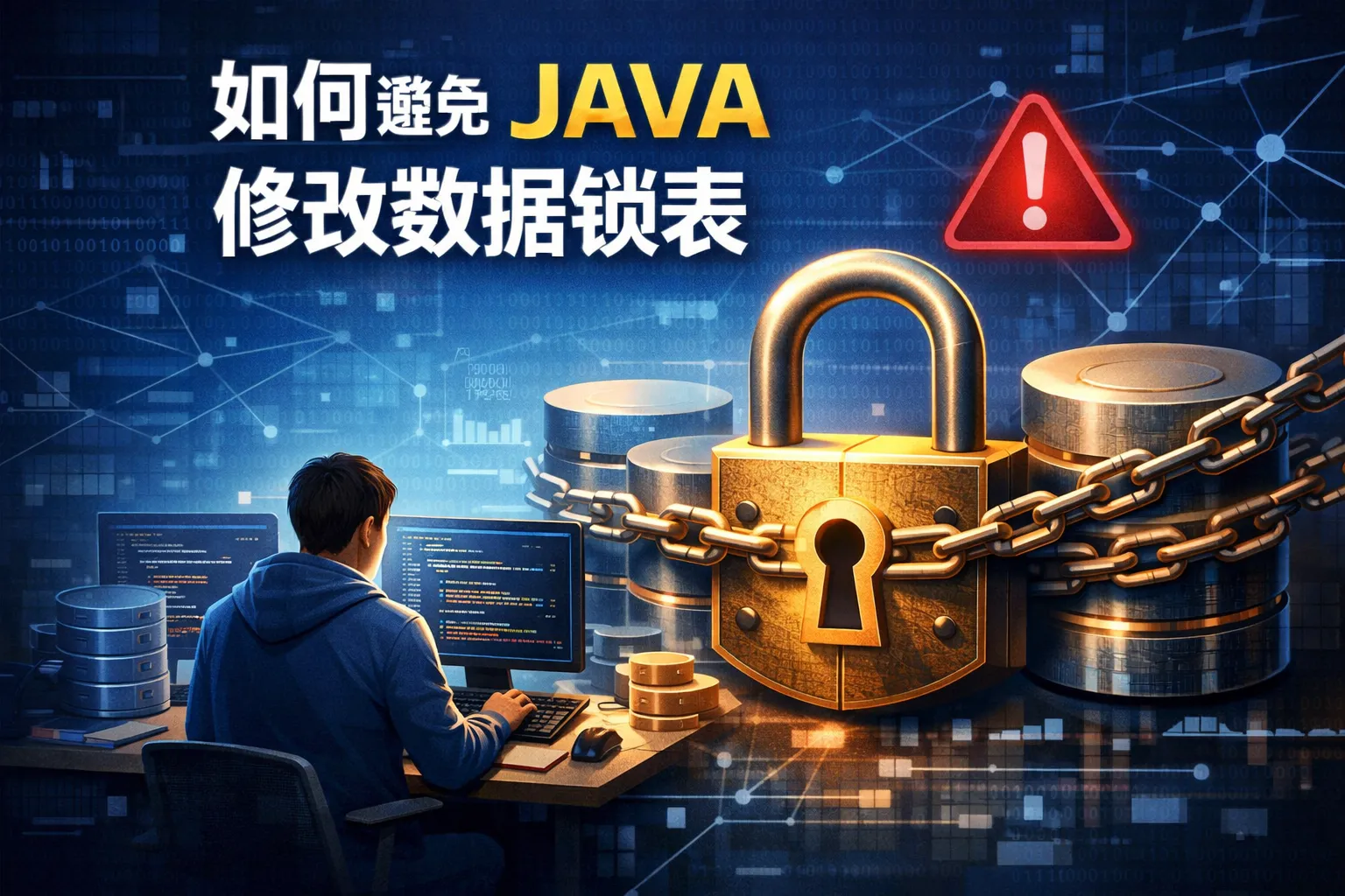如何避免JAVA修改数据锁表