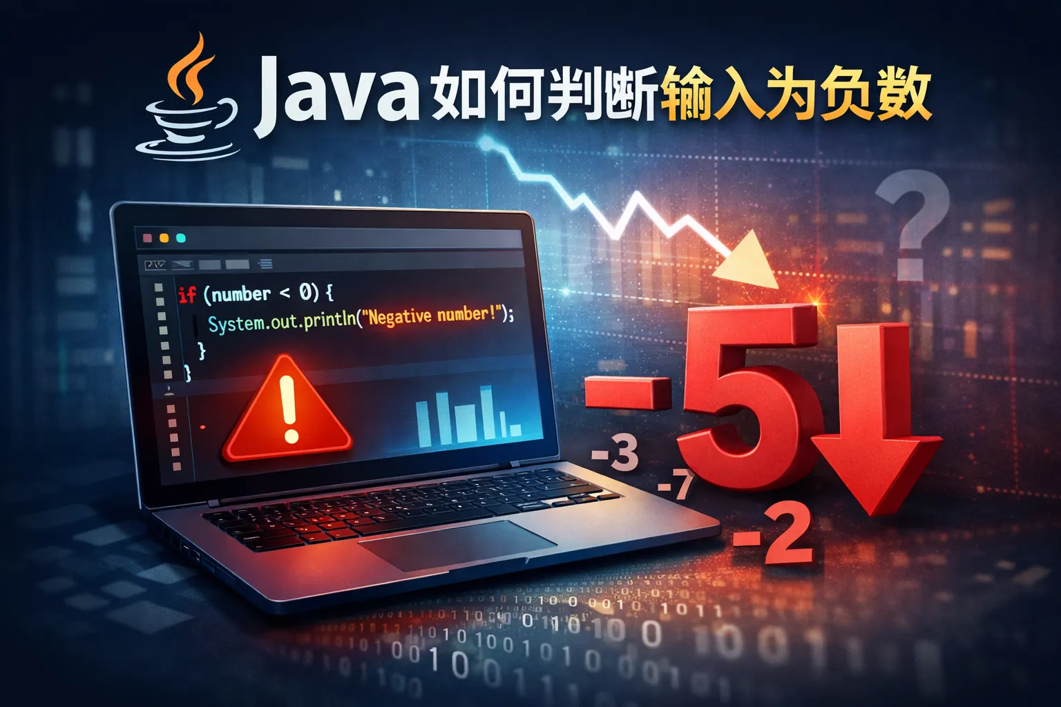 Java如何判断输入为负数