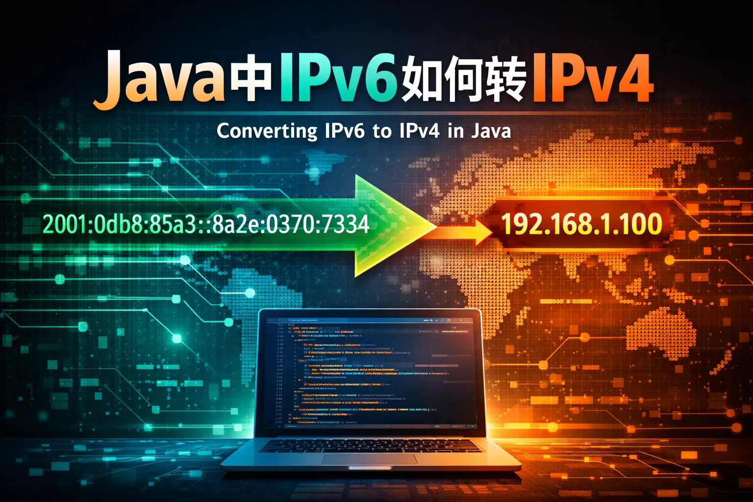 java中ipv6如何转ipv4