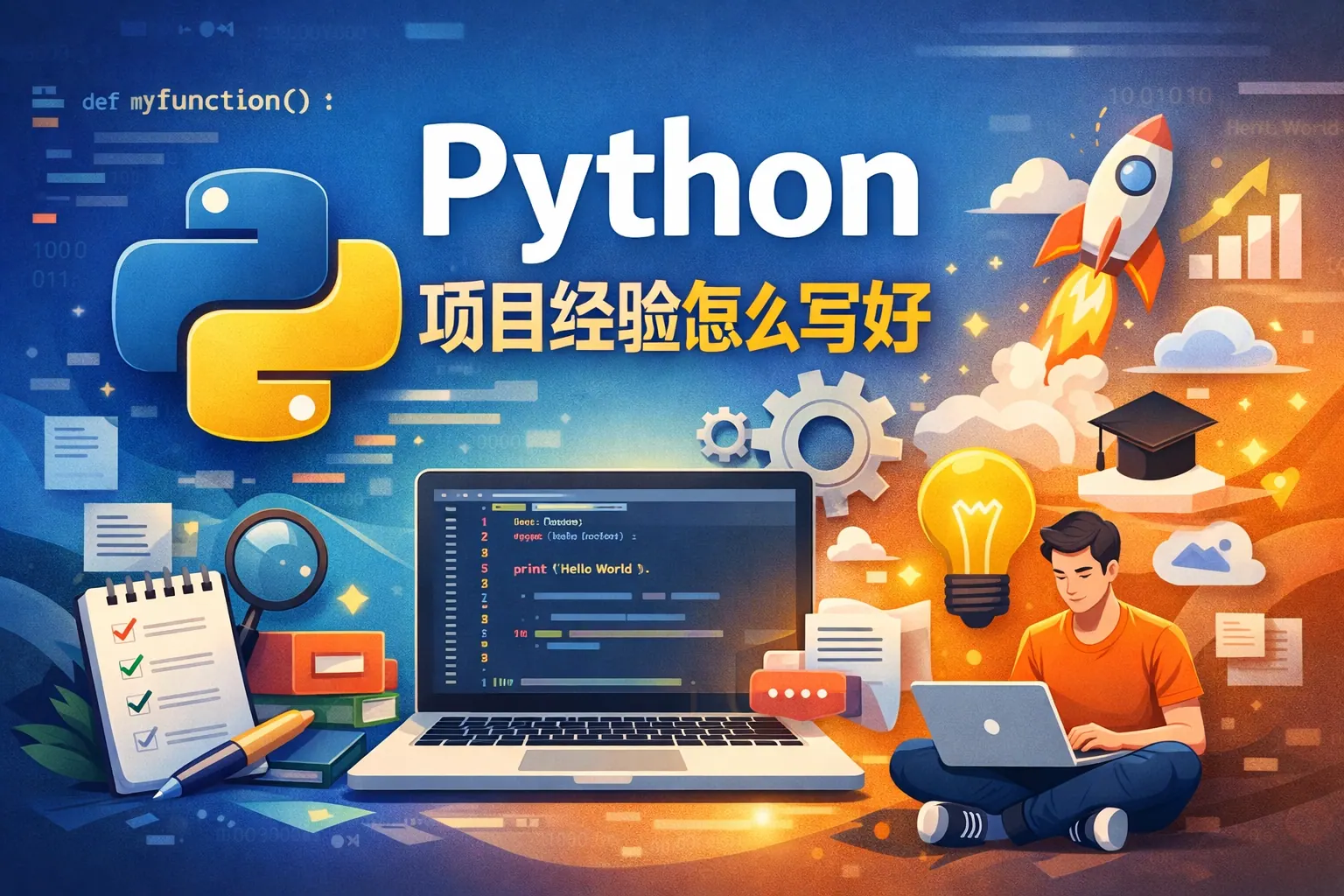 python项目经验怎么写好