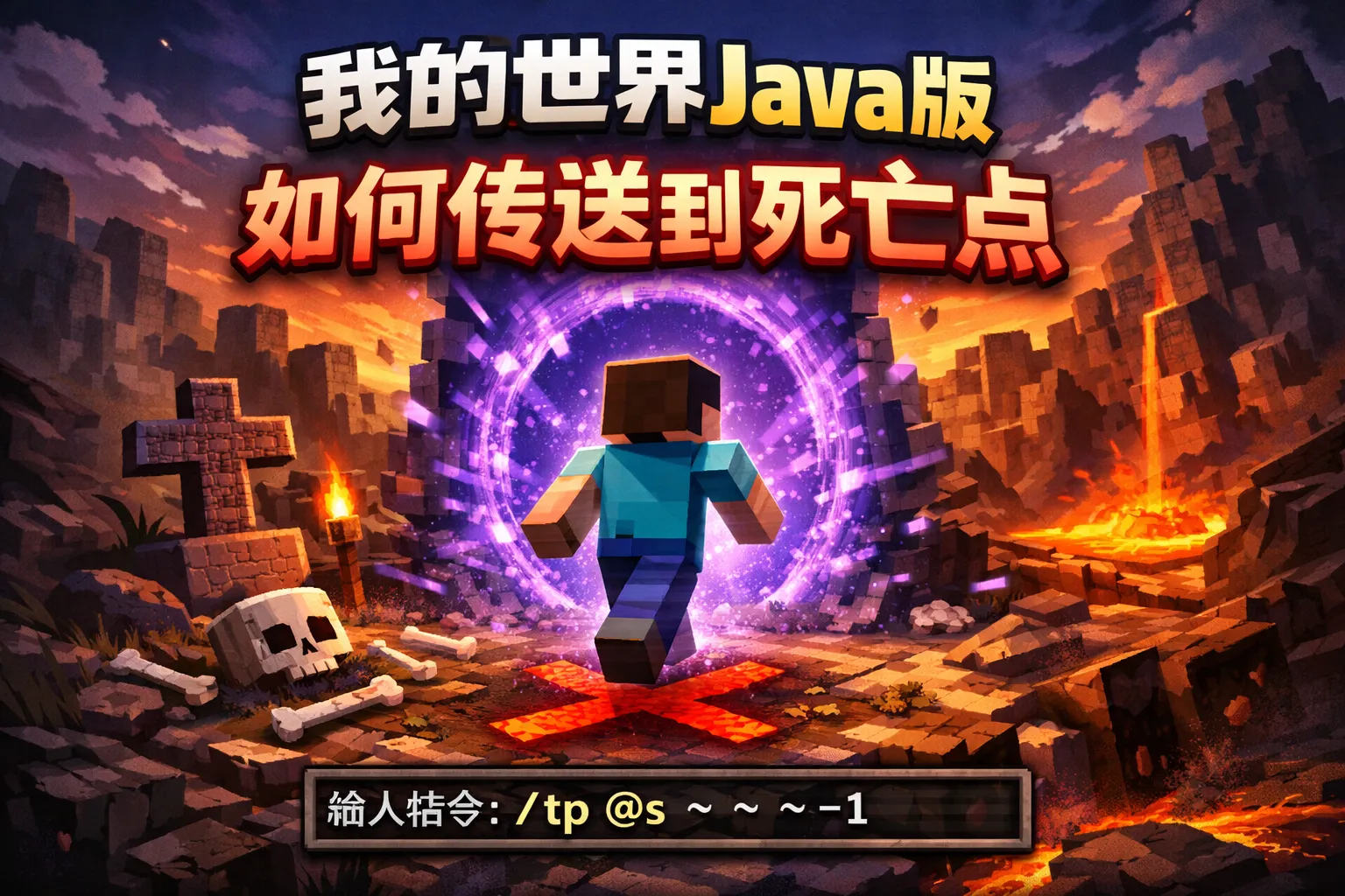 我的世界java版如何传送到死亡点