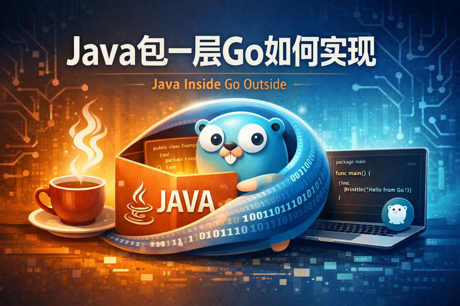 java包一层go如何实现