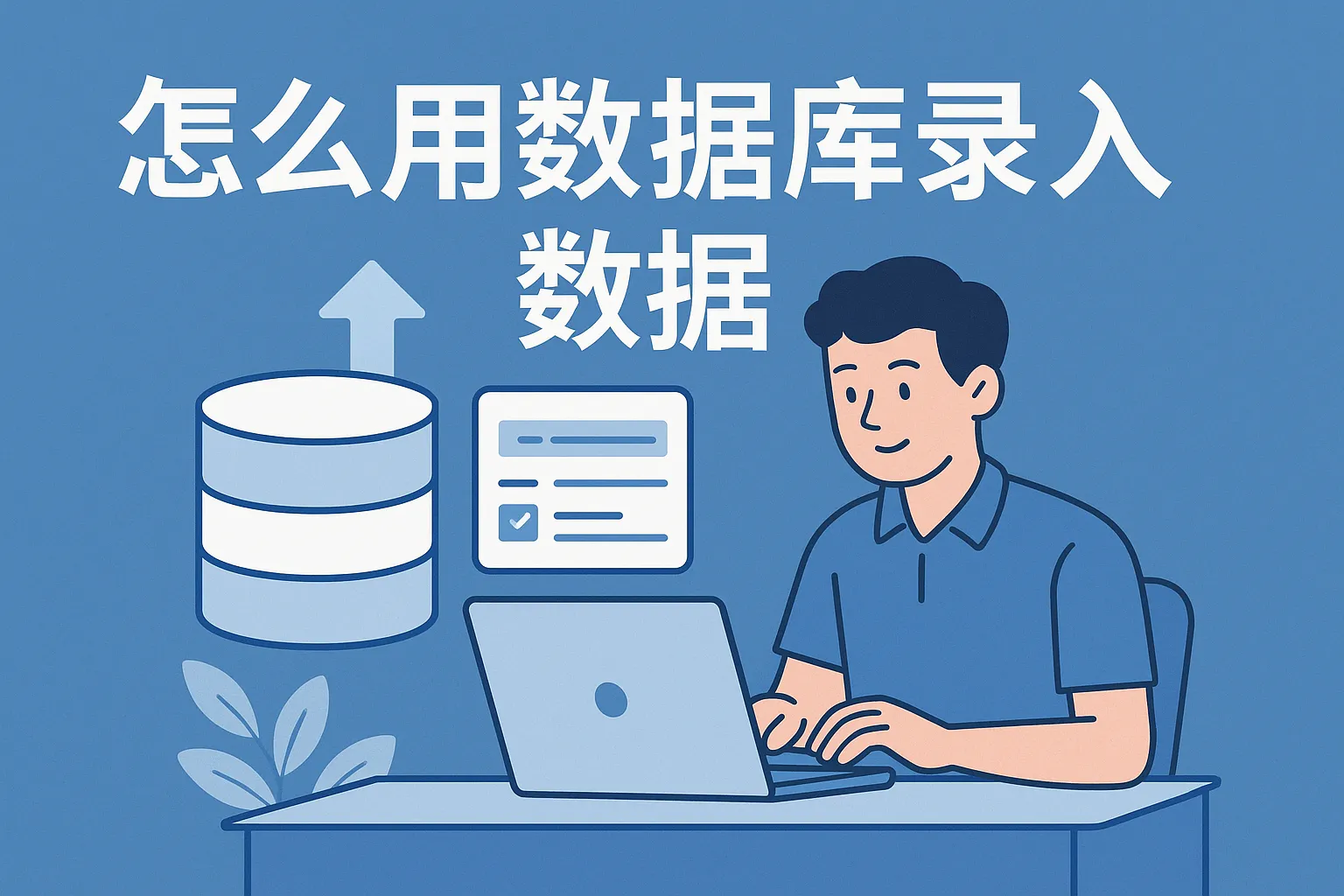 怎么用数据库录入数据