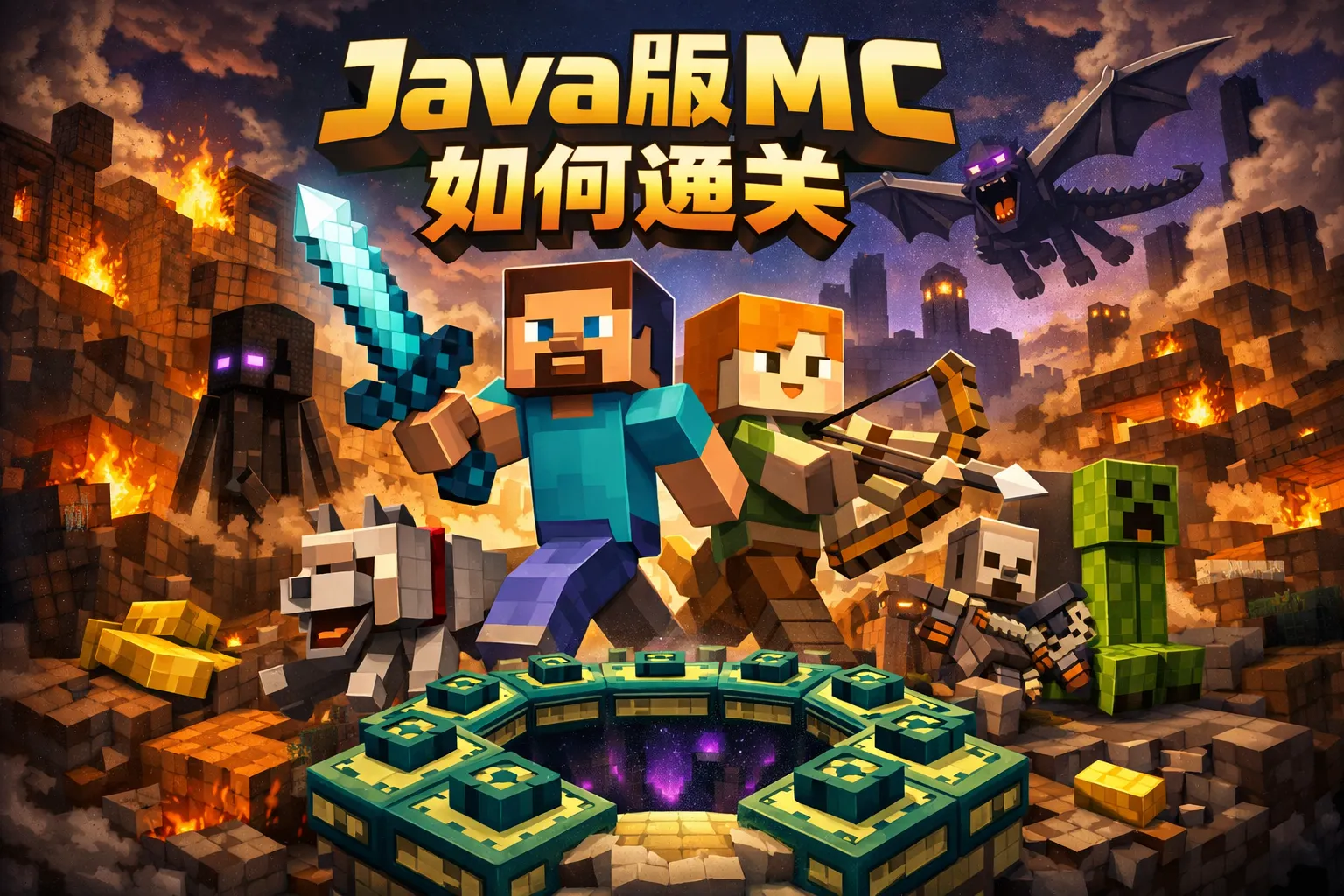 Java Mc Pic Java版mc如何通关