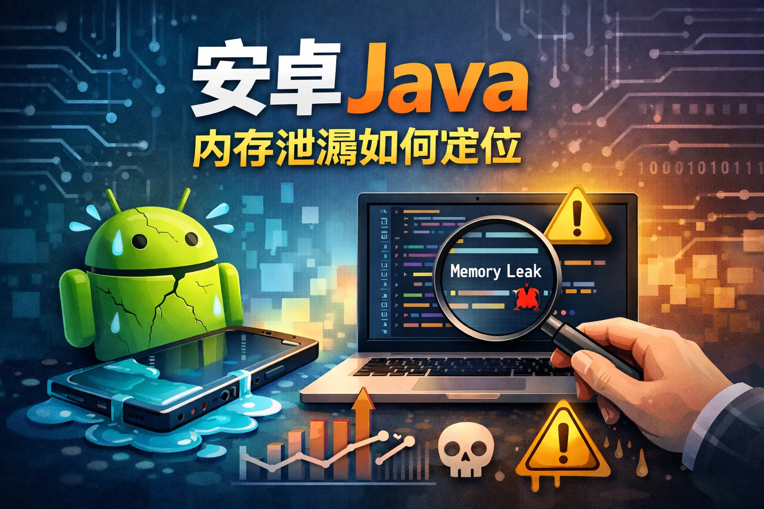 安卓java内存泄漏如何定位