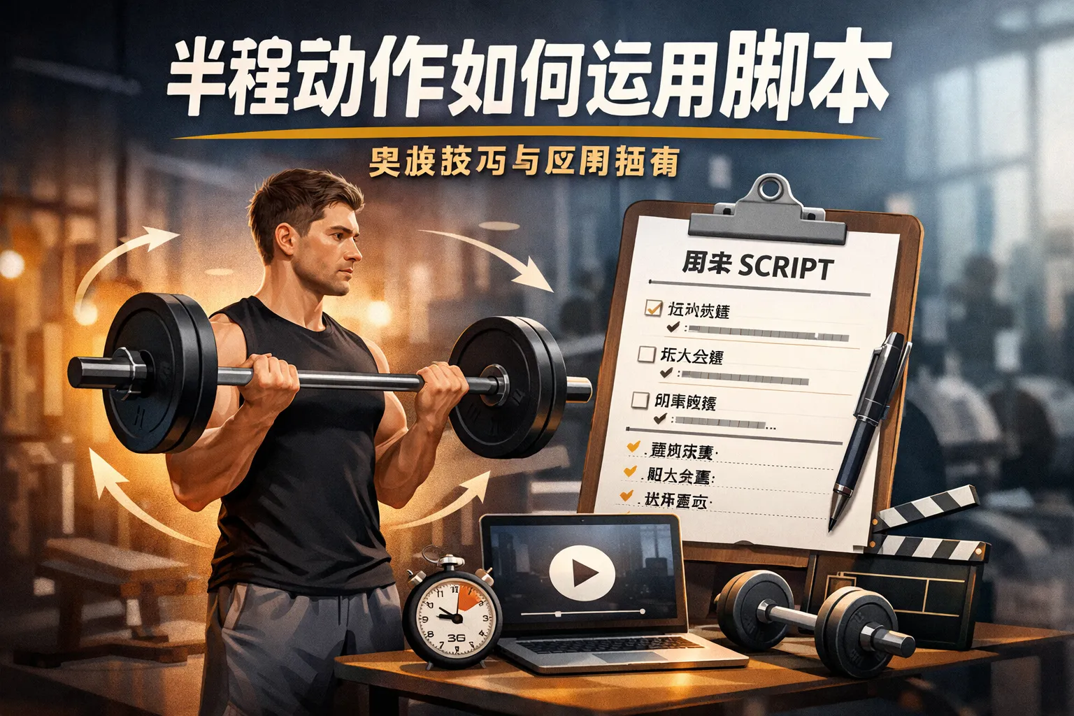 半程动作如何运用脚本