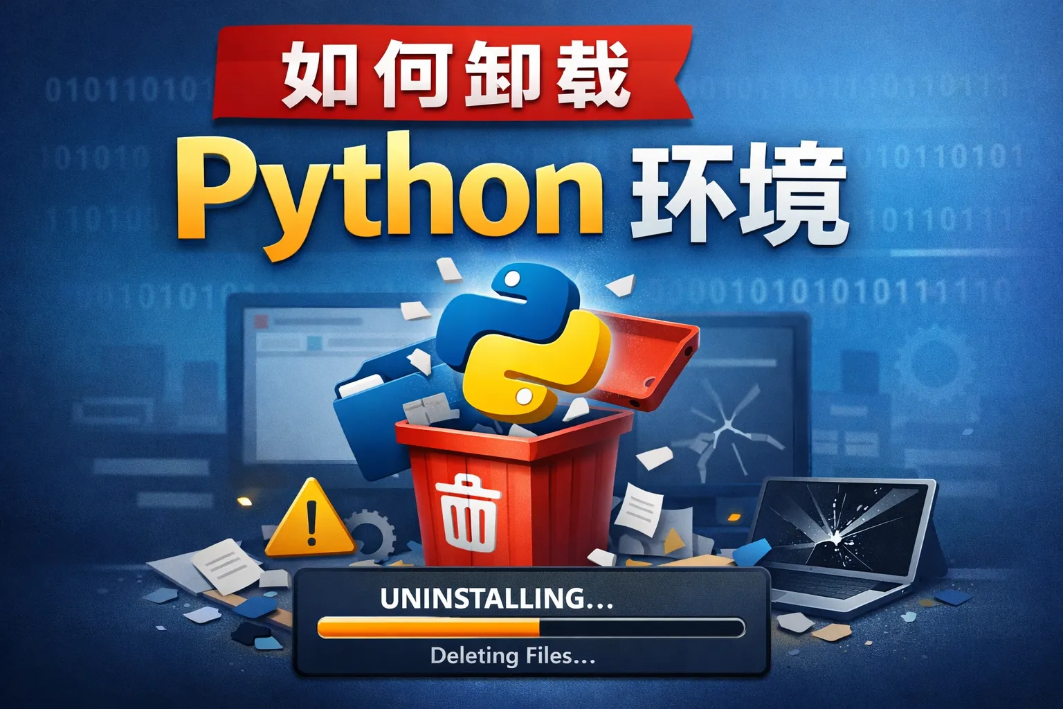 如何卸载python 环境