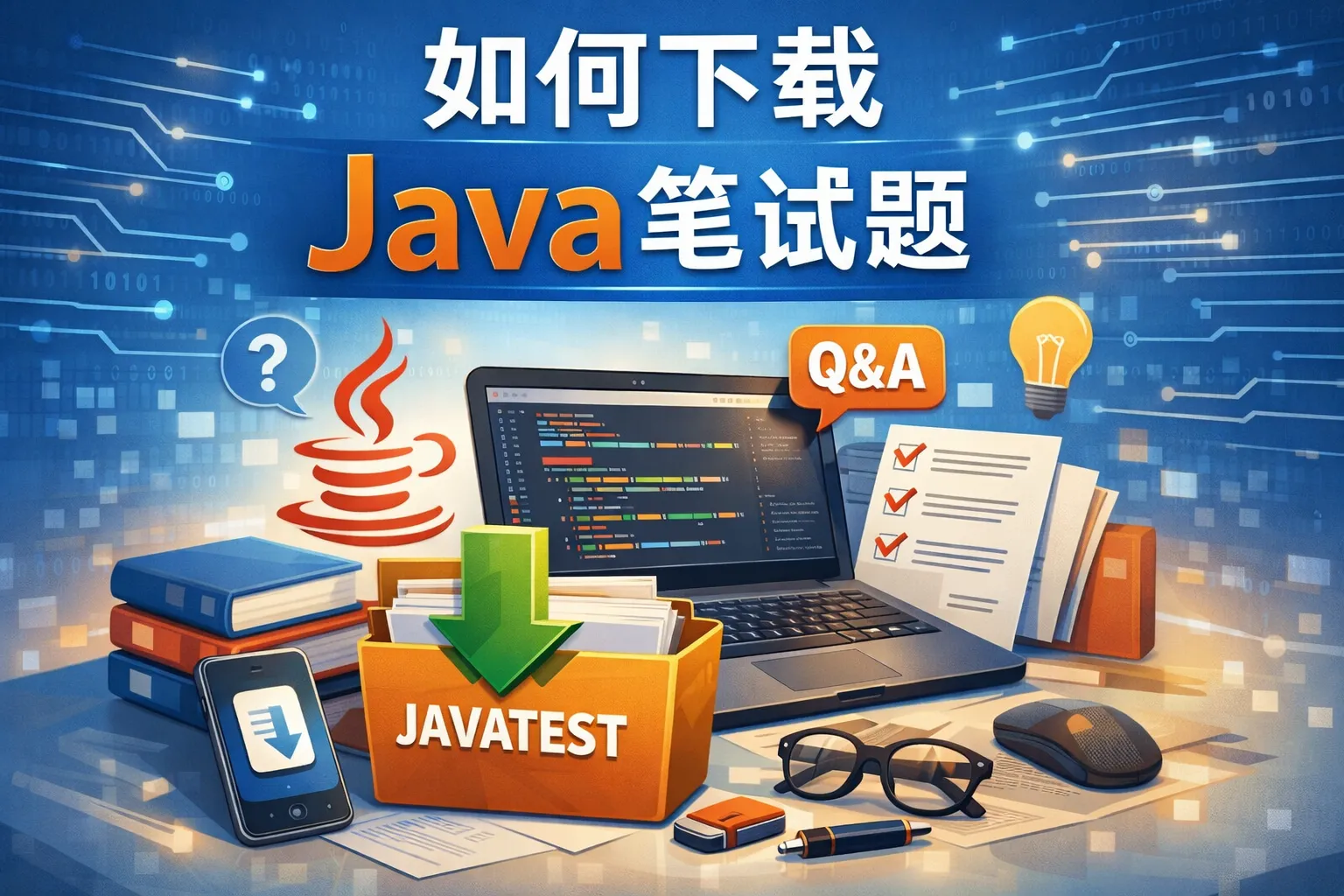 如何下载java笔试题