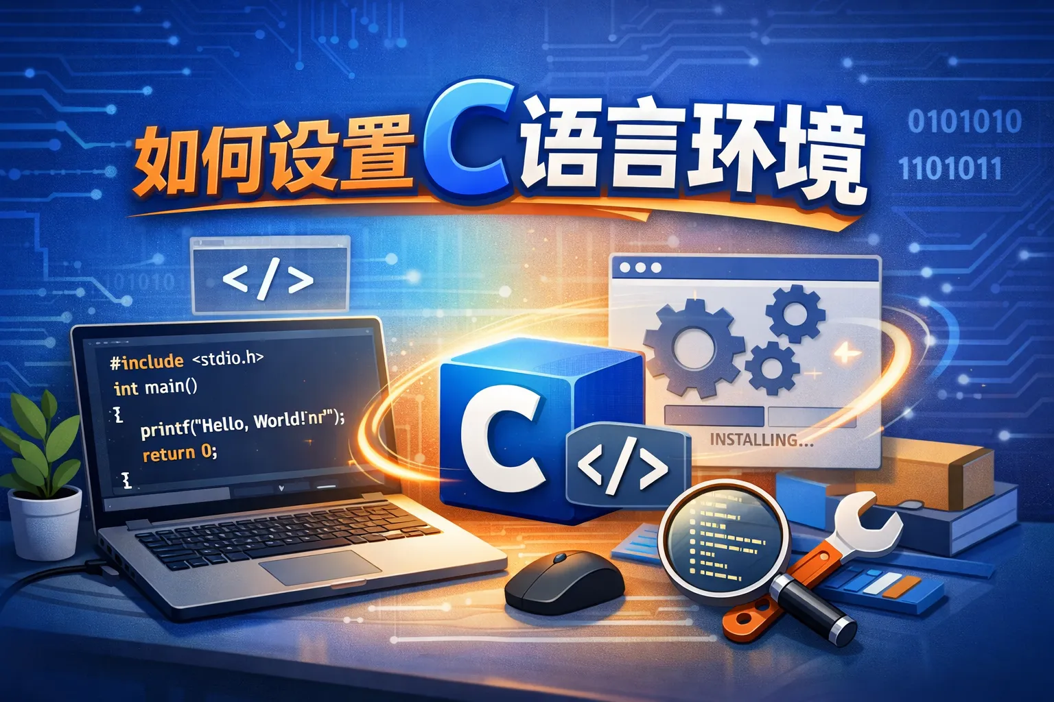 如何设置c语言环境