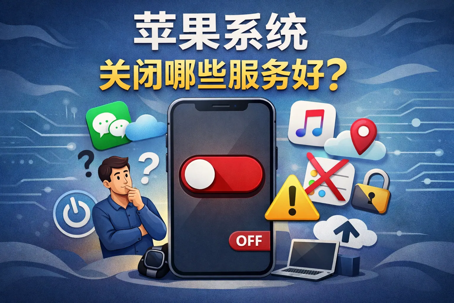 苹果系统关闭哪些服务好