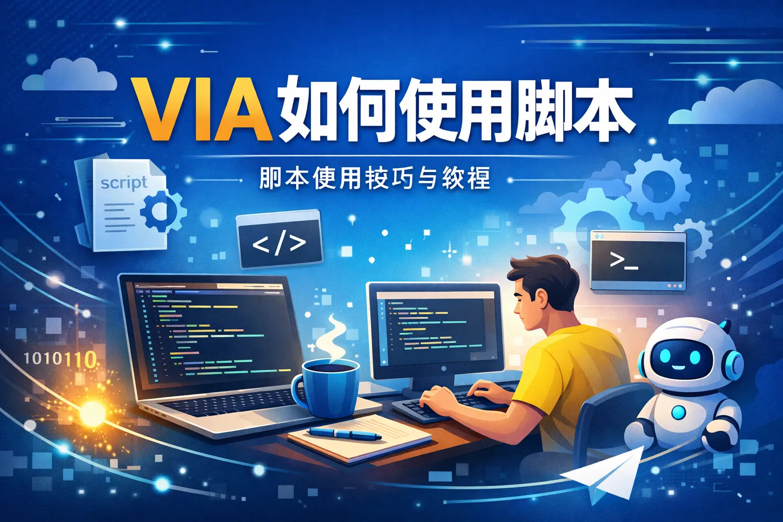 via如何使用脚本