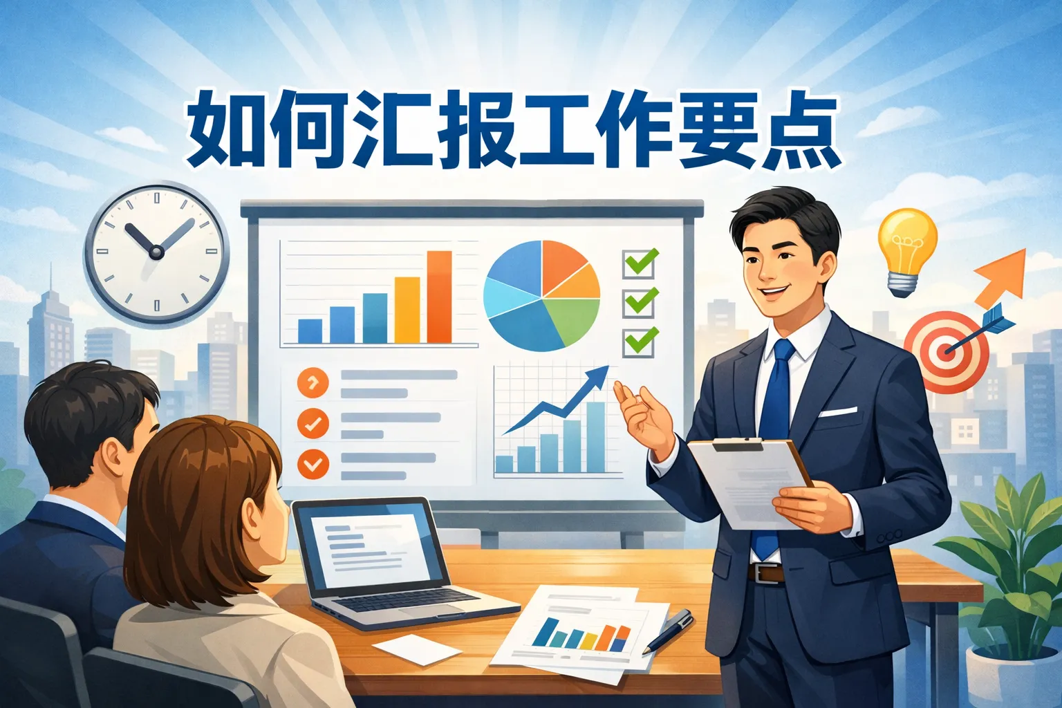 如何汇报工作要点