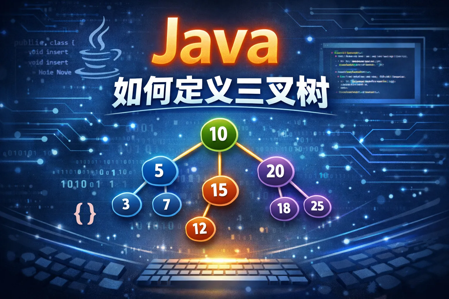 java如何定义三叉树