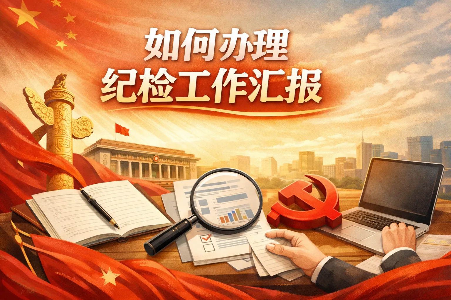 如何办理纪检工作汇报