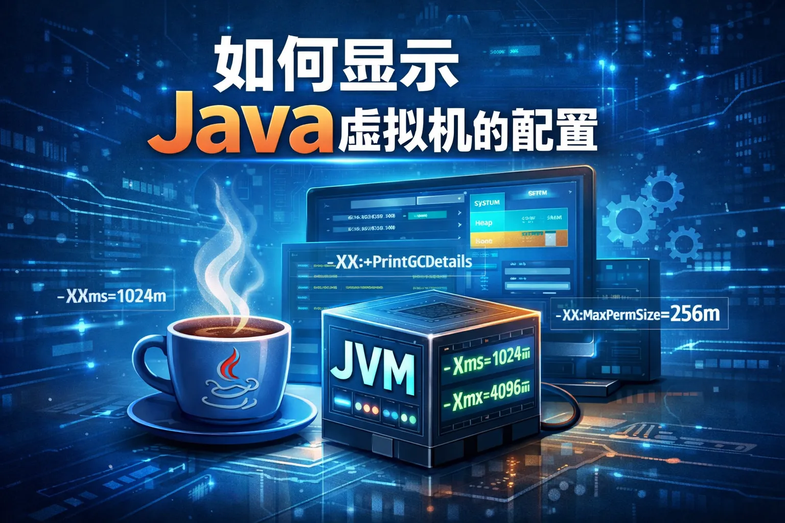 如何显示java虚拟机的配置