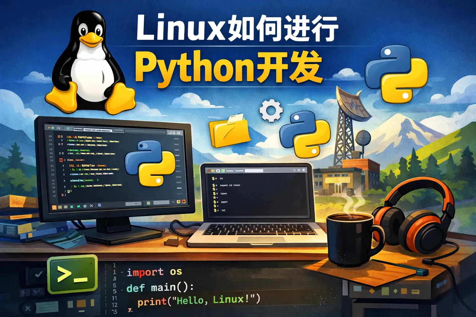 linux如何进行python开发