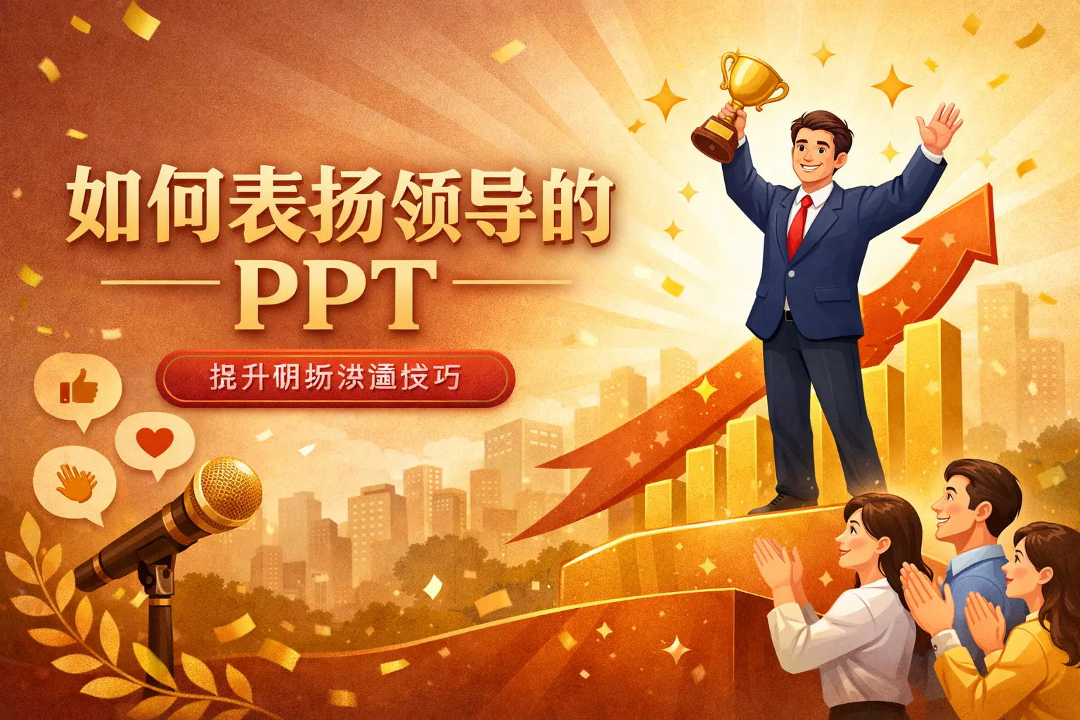 如何表扬领导的ppt