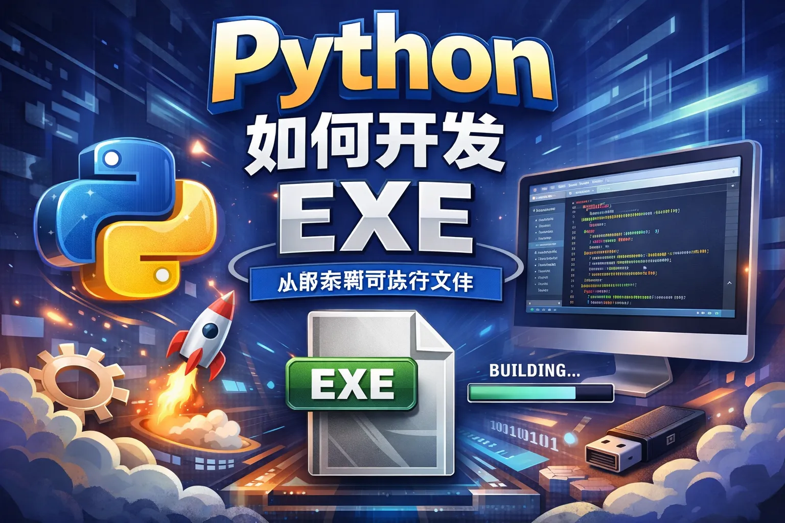python如何开发exe