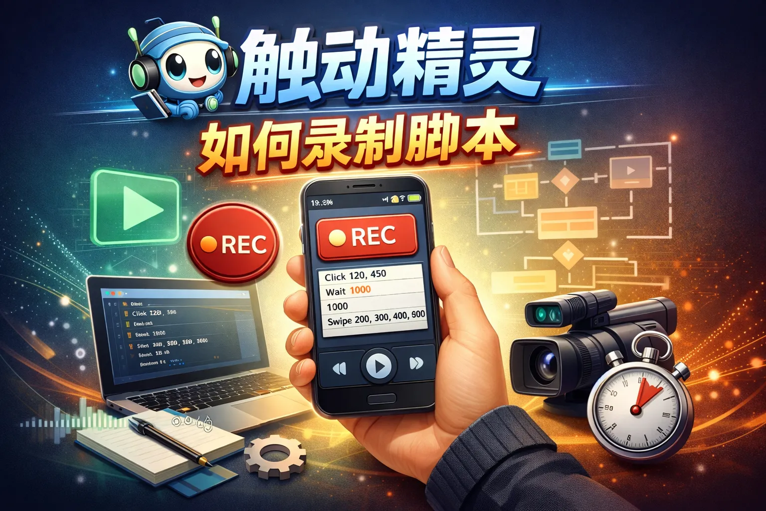 触动精灵 如何录制脚本