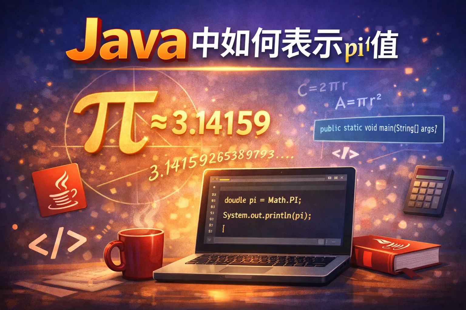 java中如何表示pi的值