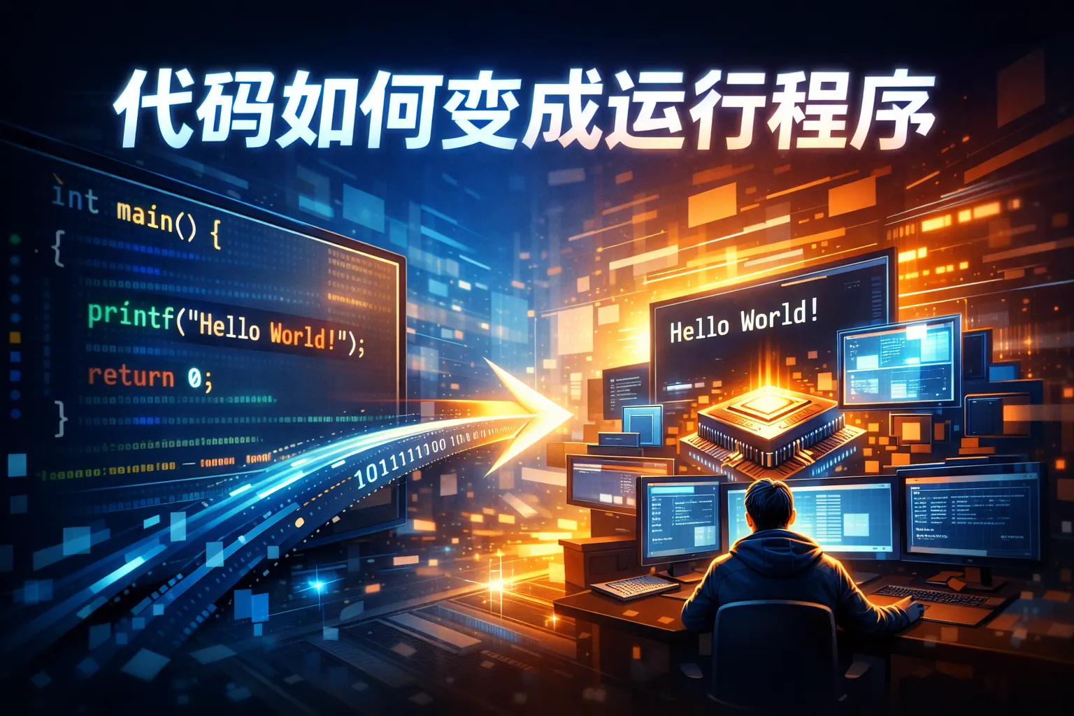 代码如何变成运行程序