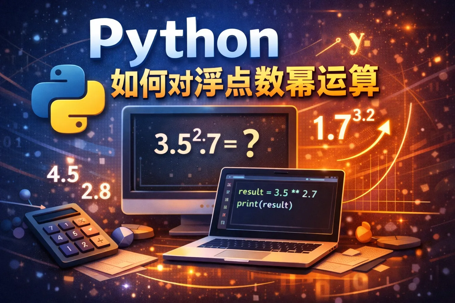 Python如何对浮点数幂运算