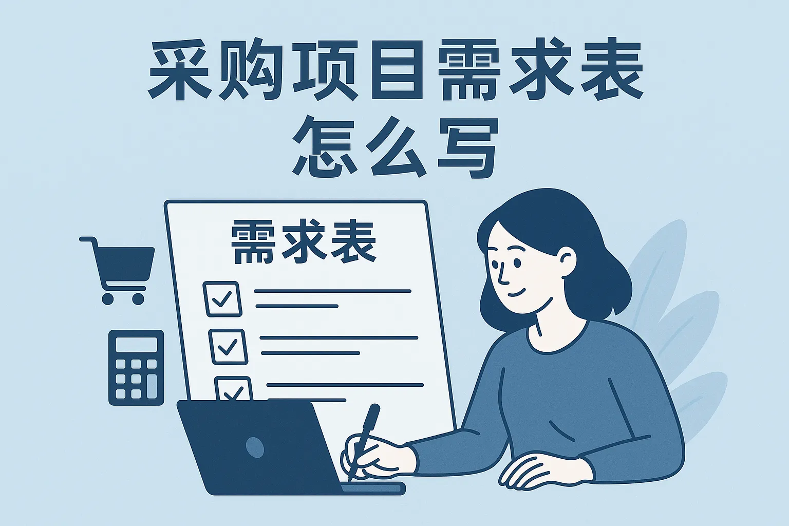 采购项目需求表怎么写