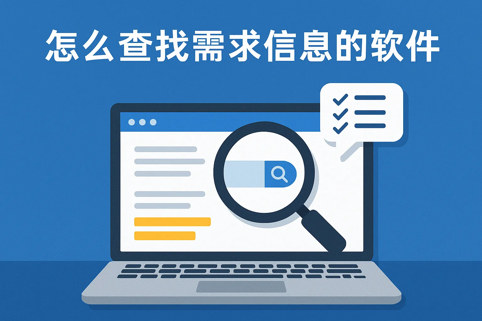 怎么查找需求信息的软件