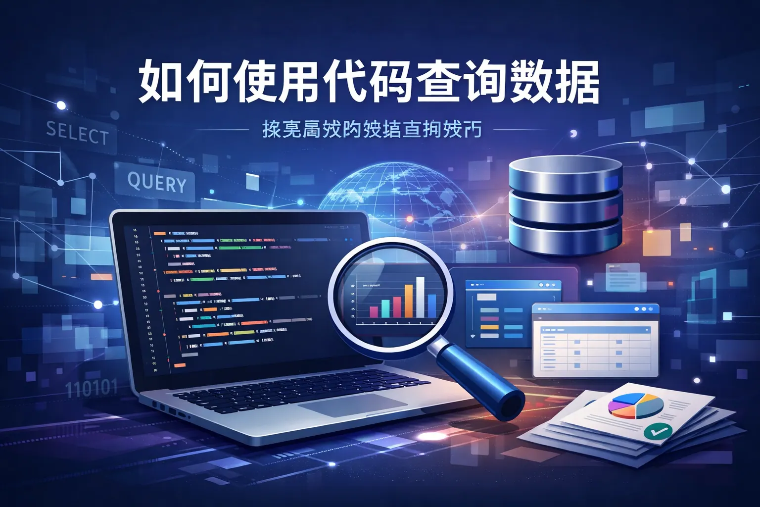 如何使用代码查询数据