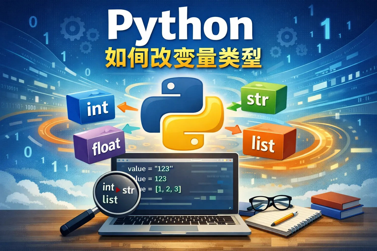 python如何改变量类型