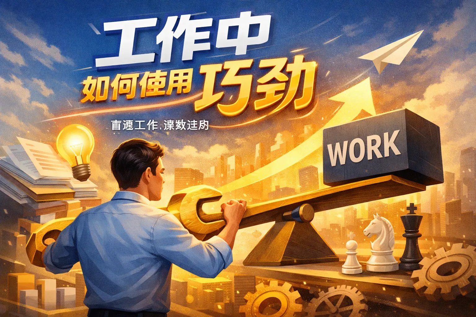 工作中如何使用巧劲