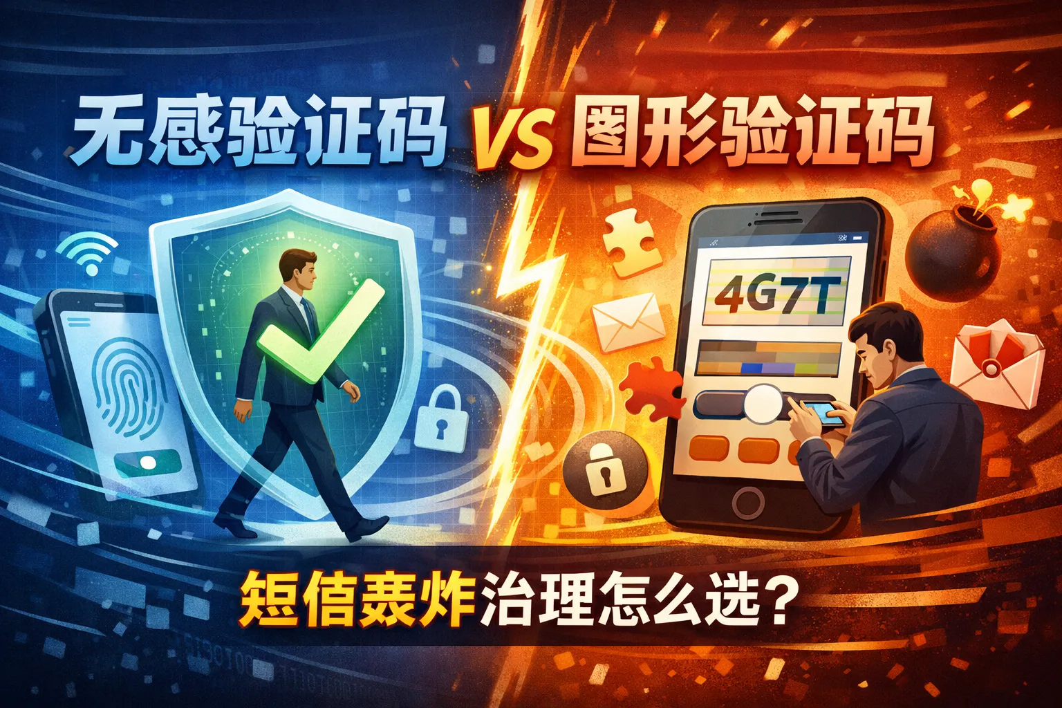 无感验证码vs图形验证码:短信轰炸治理怎么选?