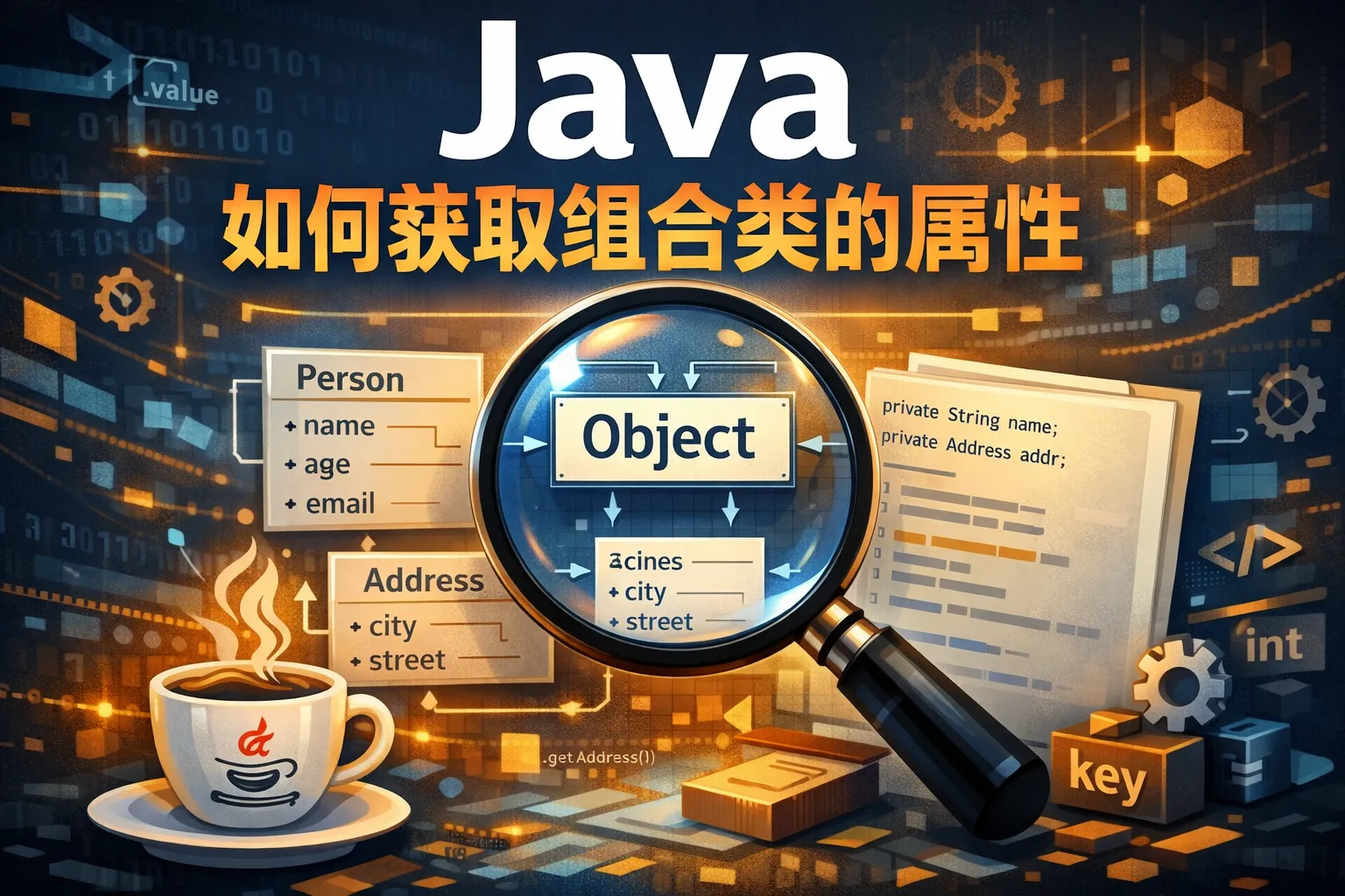 java如何获取组合类的属性