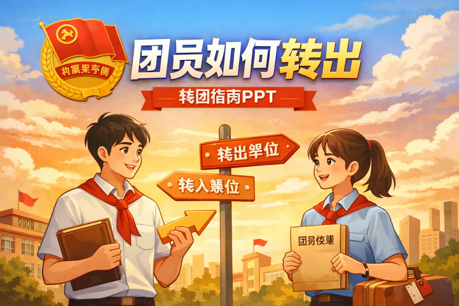 团员如何转出ppt