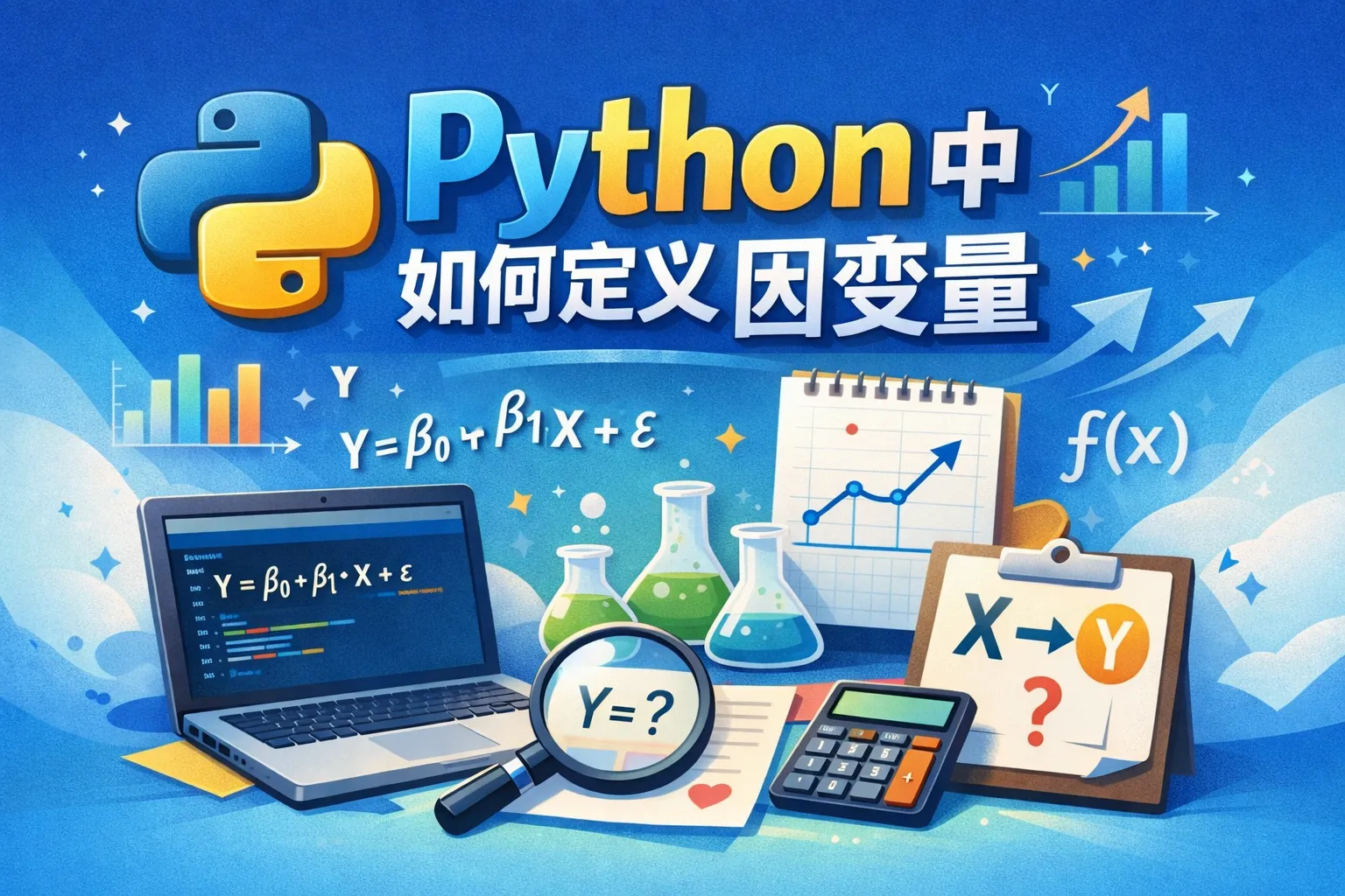 python中如何定义因变量