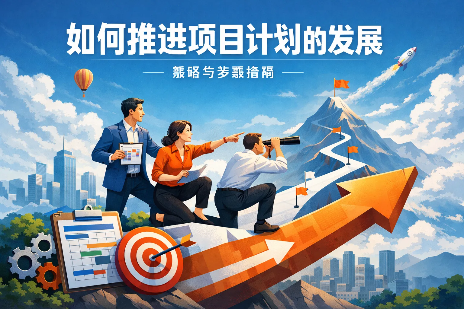 如何推进项目计划的发展