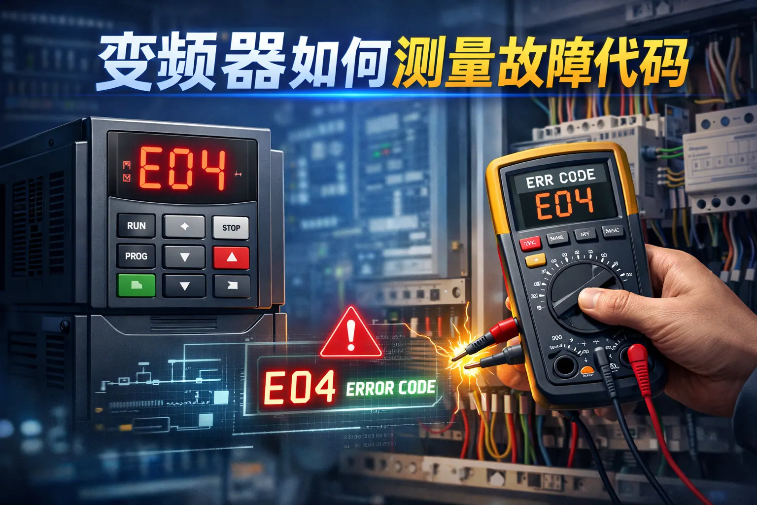 变频器如何测量故障代码