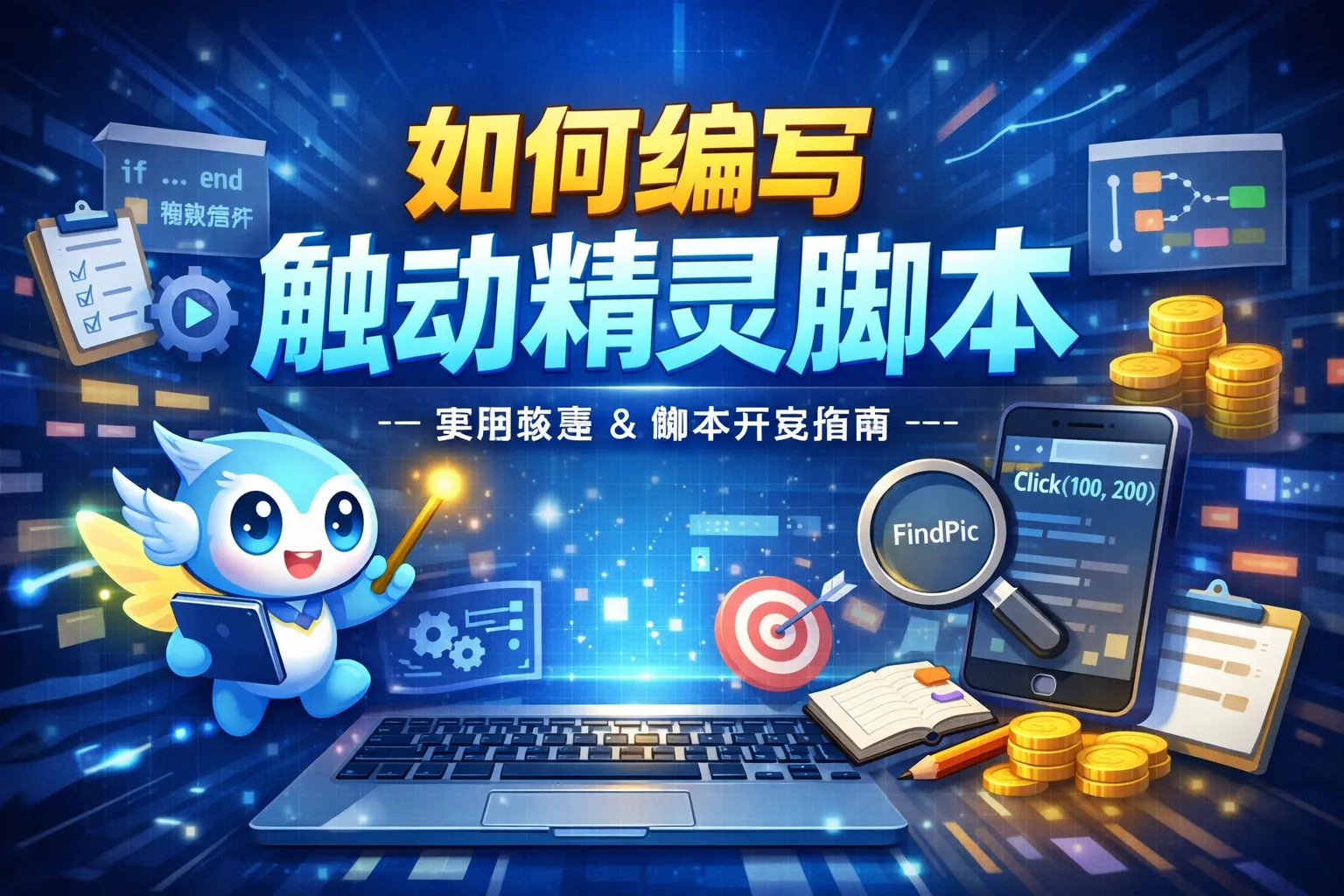 如何编写触动精灵脚本