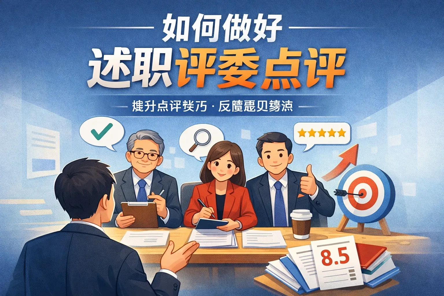 如何做好述职评委点评