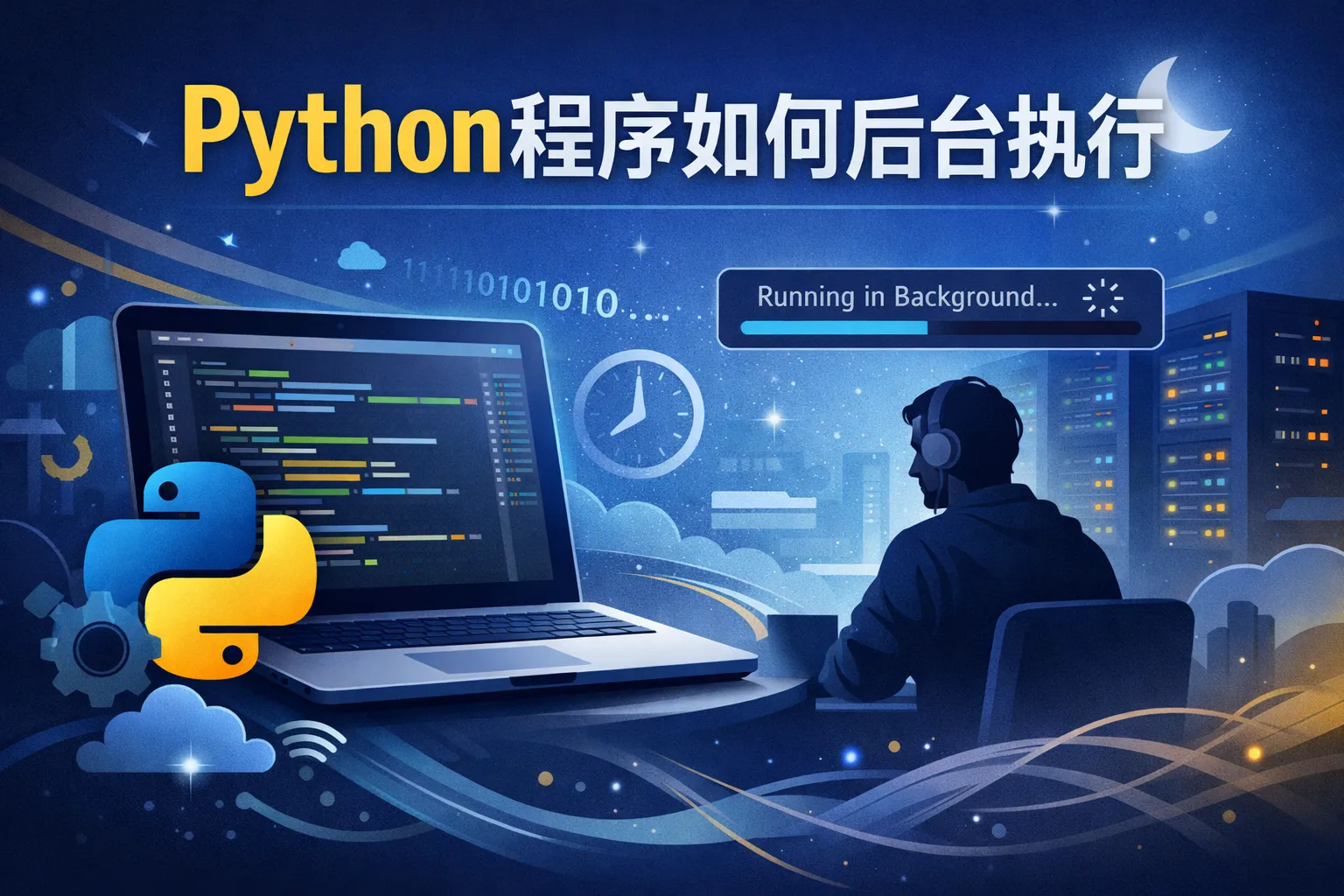 python程序如何后台执行