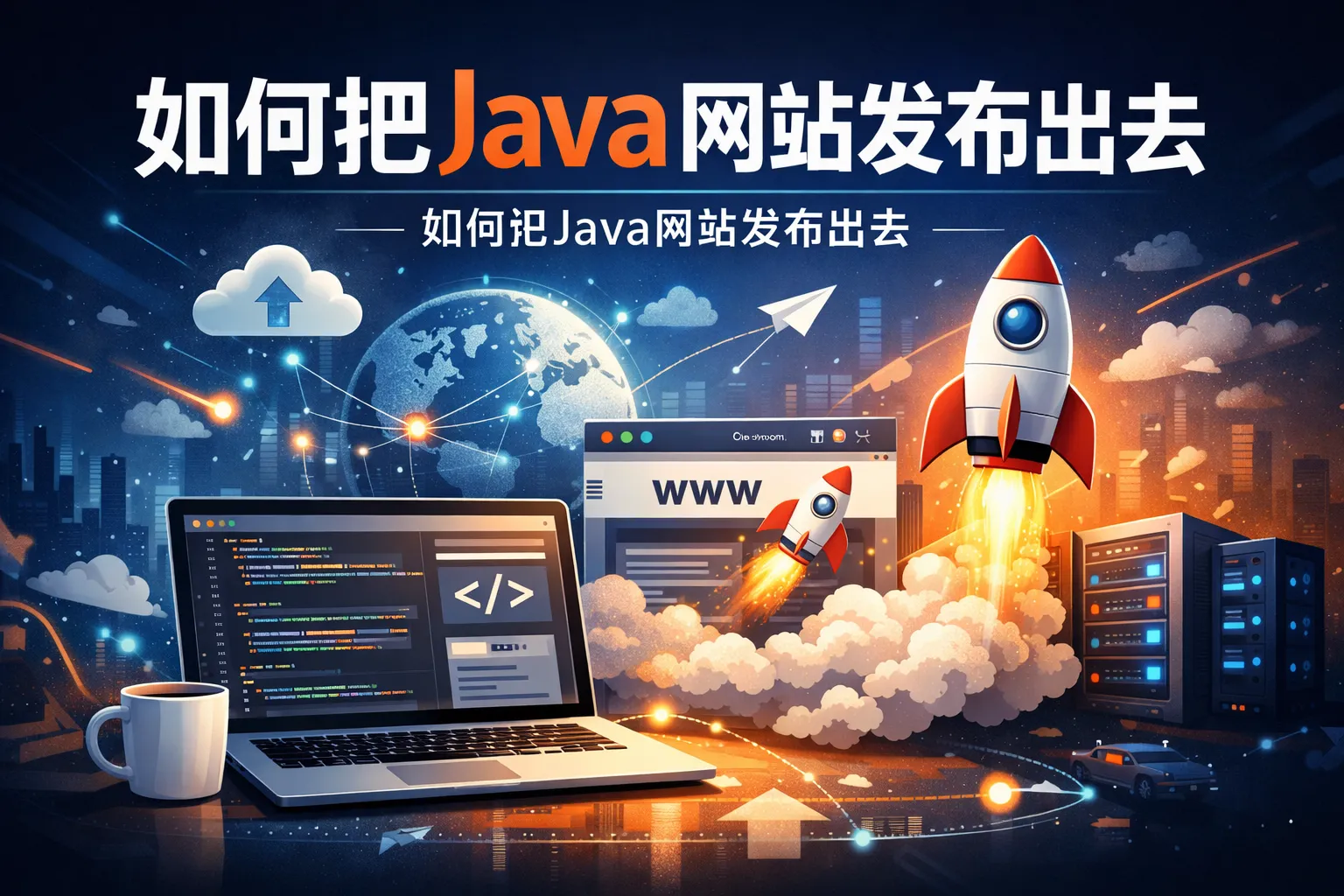 如何把java网站发布出去