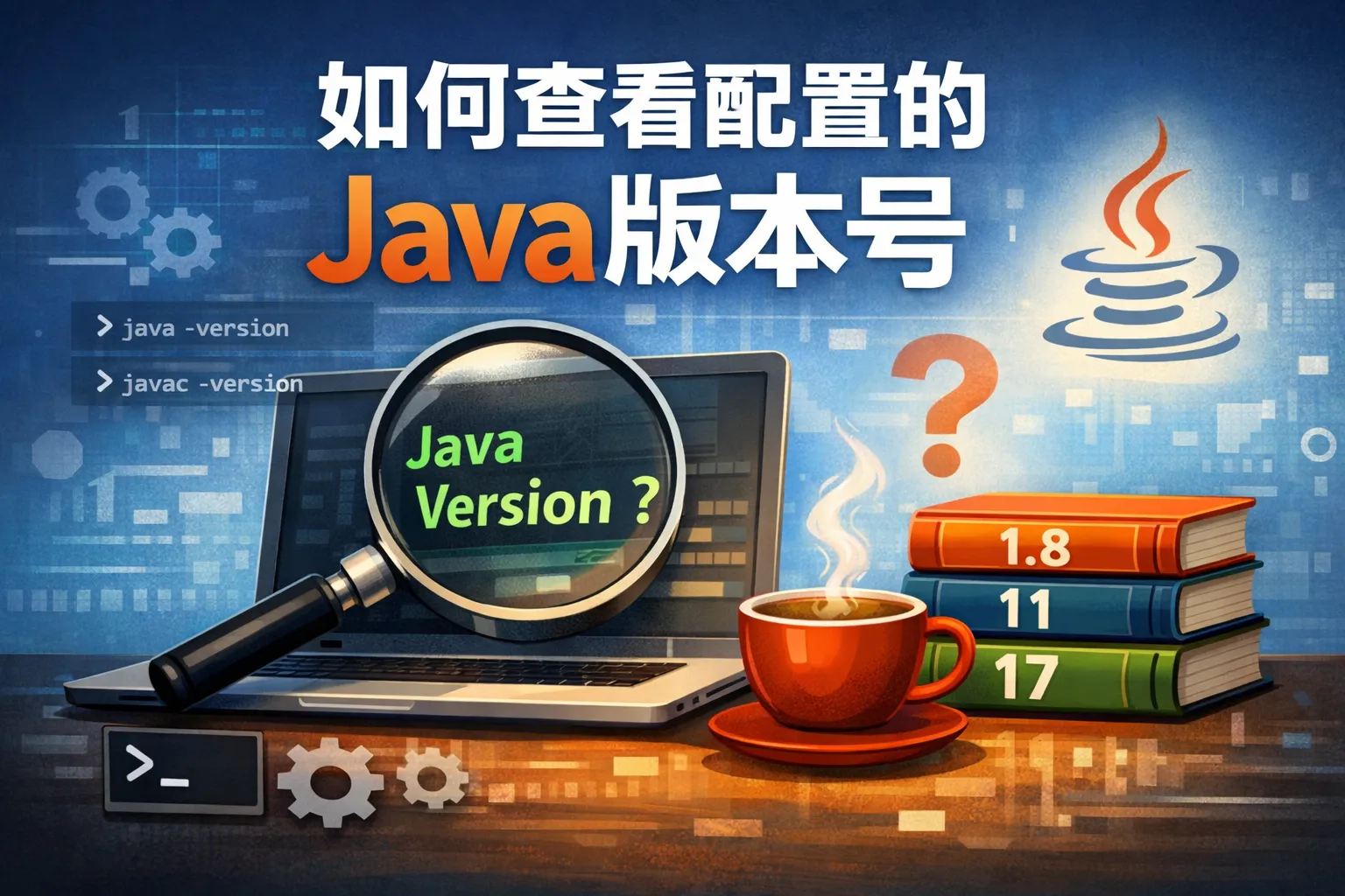 如何查看配置的java版本号