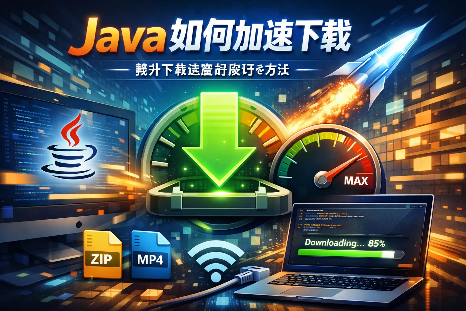 java如何加速下载