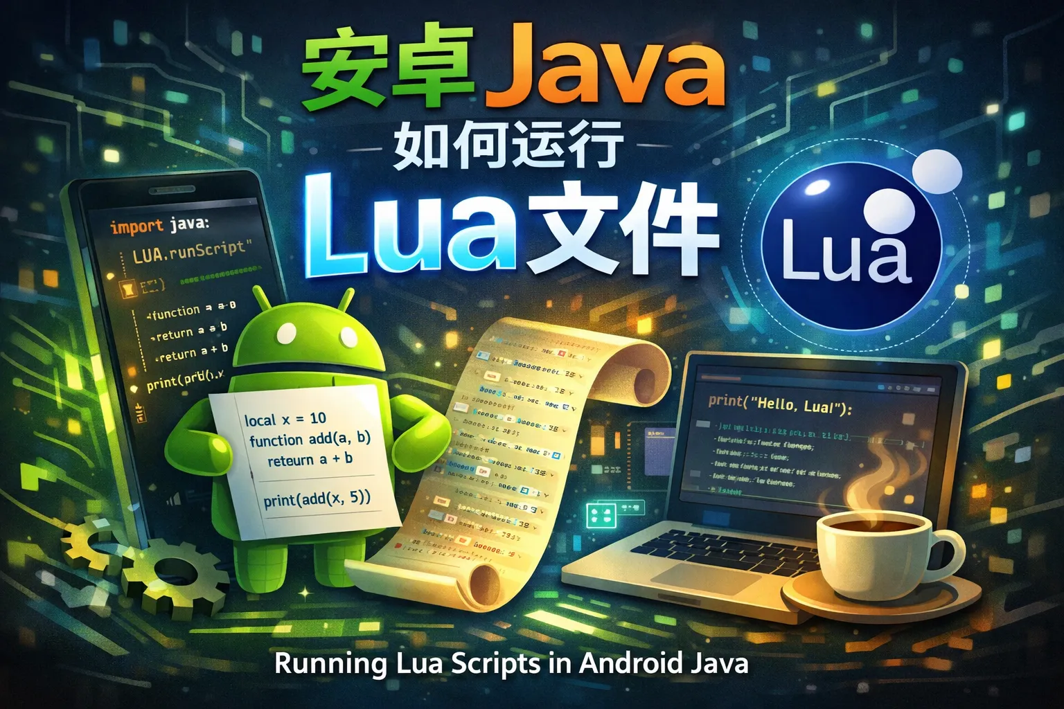 安卓java如何运行lua文件