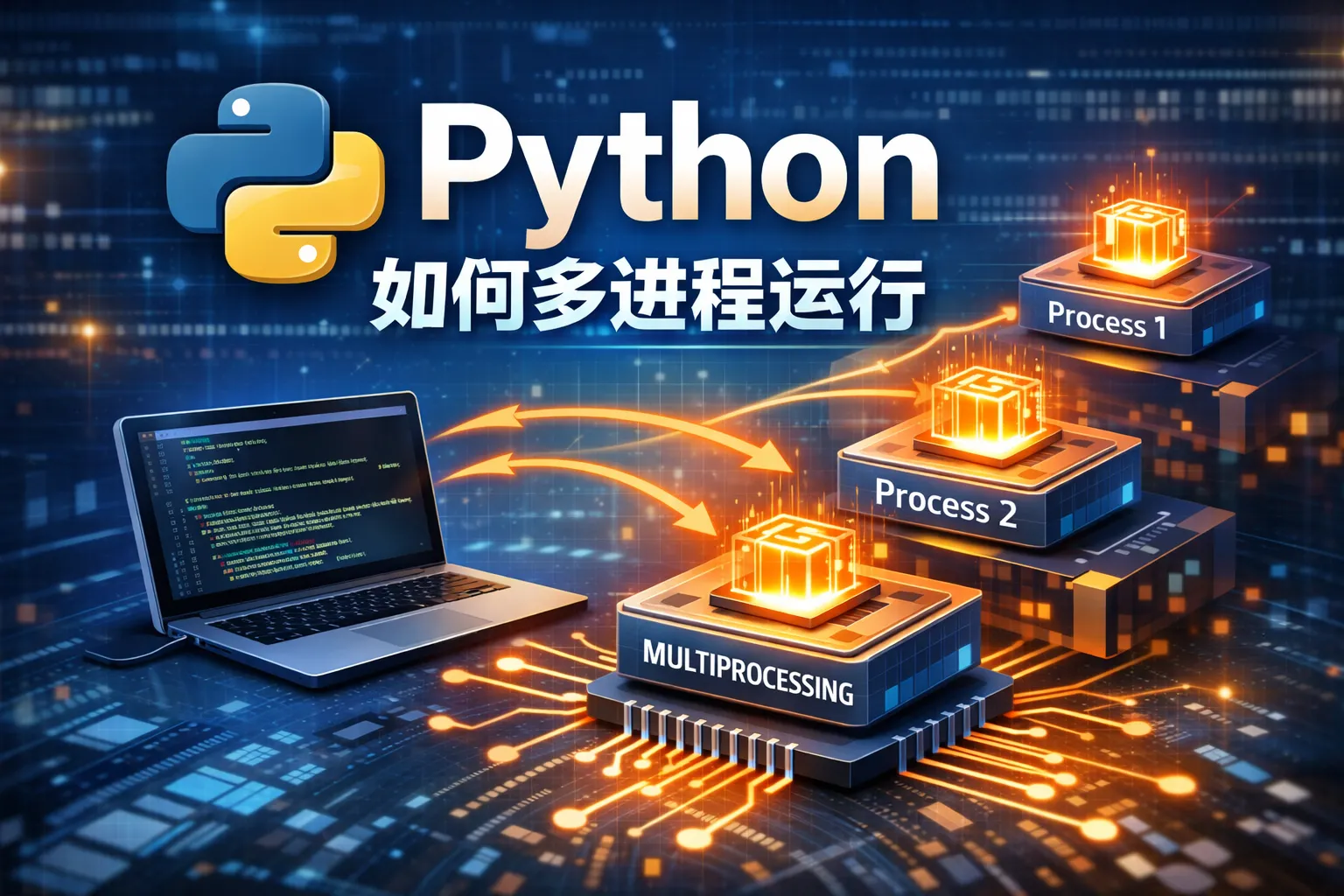 python如何多进程运行