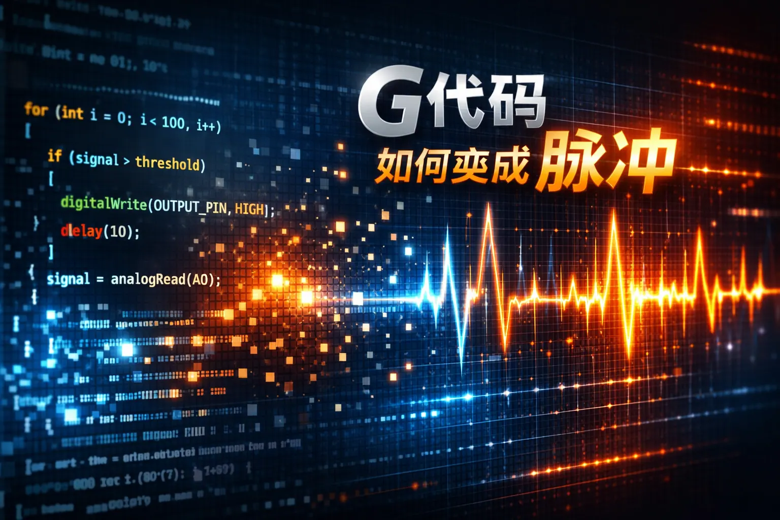 g代码如何变成脉冲