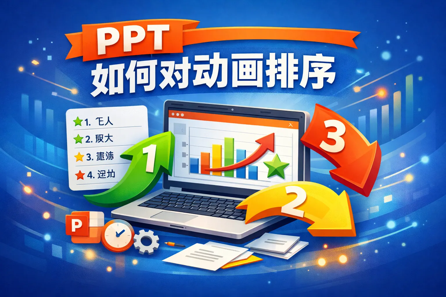 ppt如何对动画排序