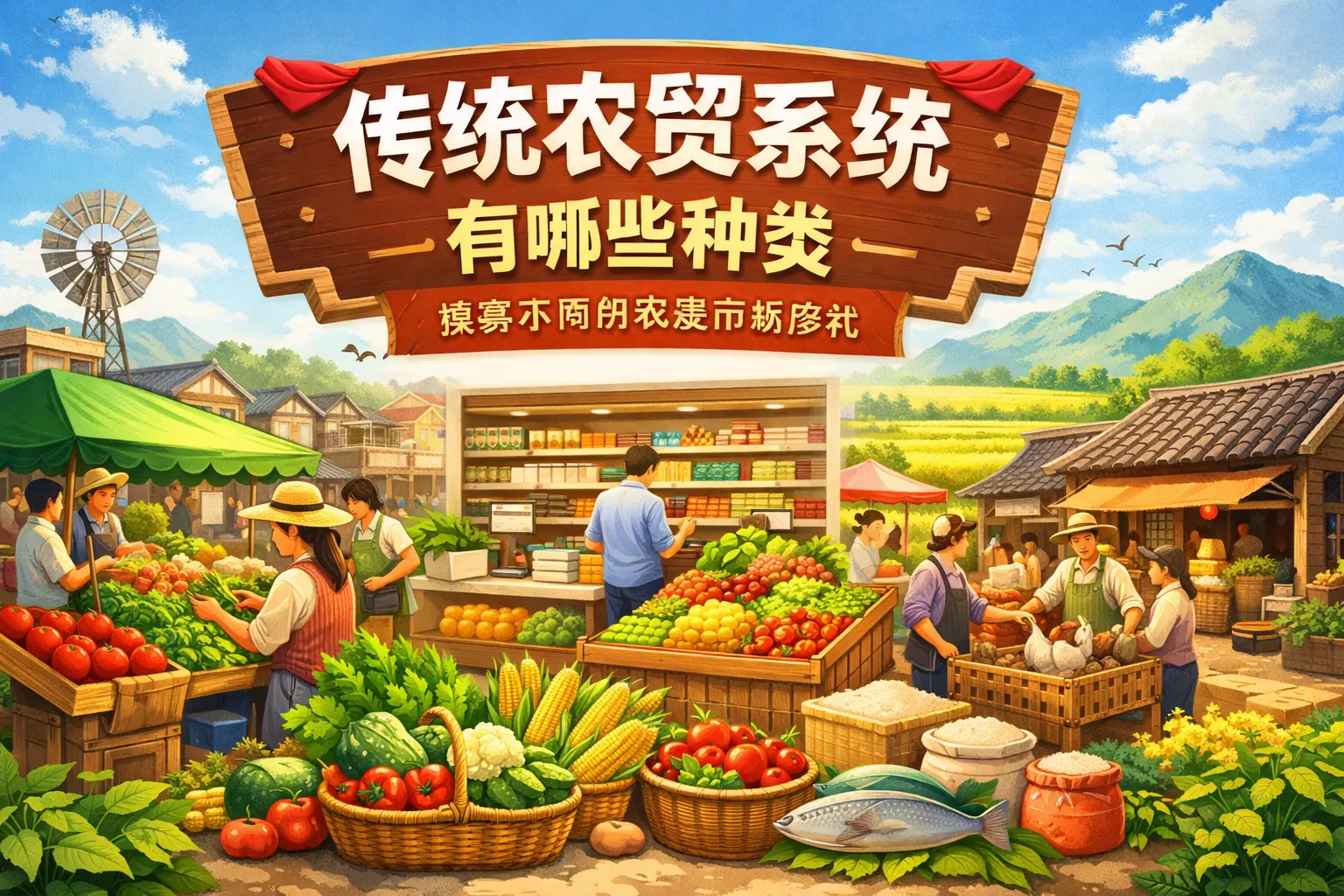 传统农贸系统有哪些种类