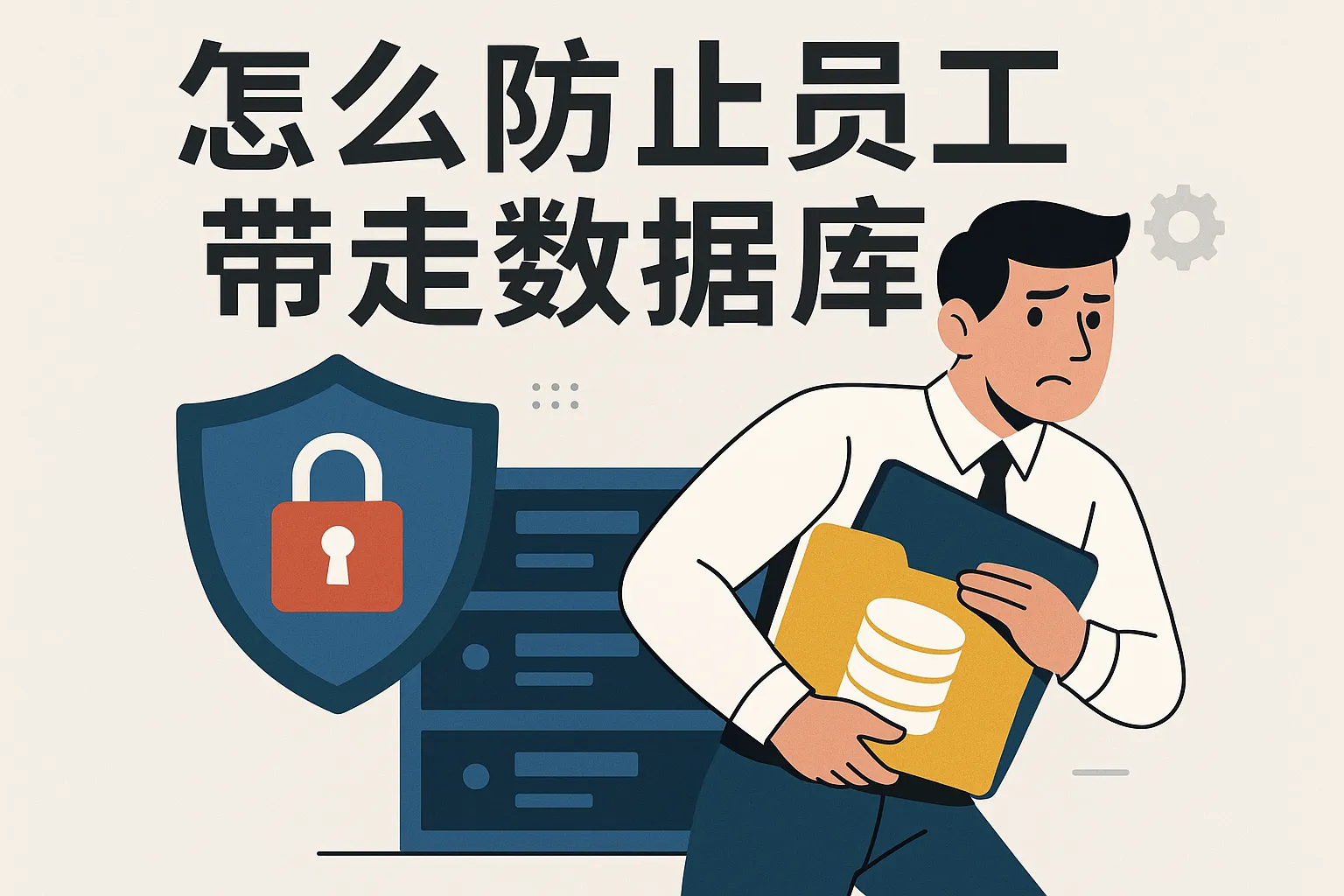 怎么防止员工带走数据库