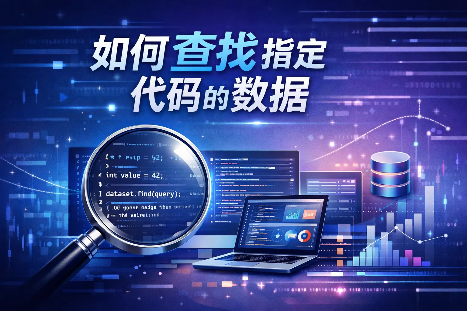 如何查找指定代码的数据
